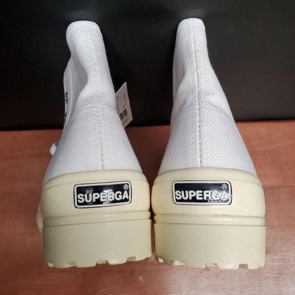 SUPERGA High Top Size 6 Alpina Shiny Gum 2341 Shoes Sneakers - Picture 8 of 12